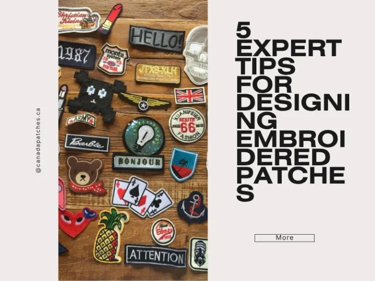 5 Expert Tips for Designing Embroidered Patches