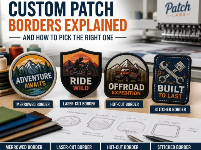 How to Choose the Right Border for Custom Embroidered Patches