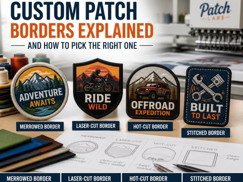 How to Choose the Right Border for Custom Embroidered Patches